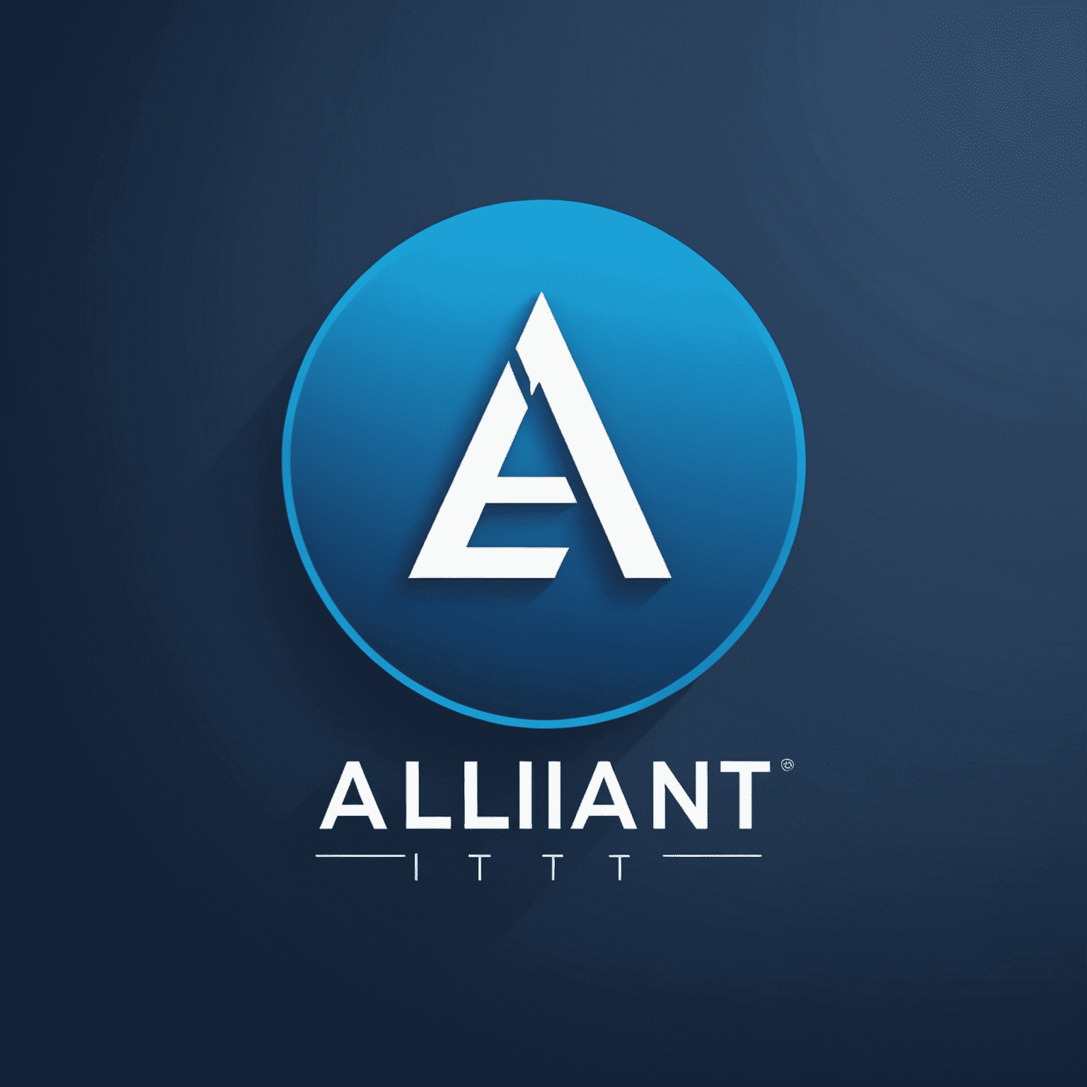 Alliant IT logo: A modern, sleek design featuring the company name in white on an electric blue background, with a stylized 'A' icon representing connectivity and digital transformation