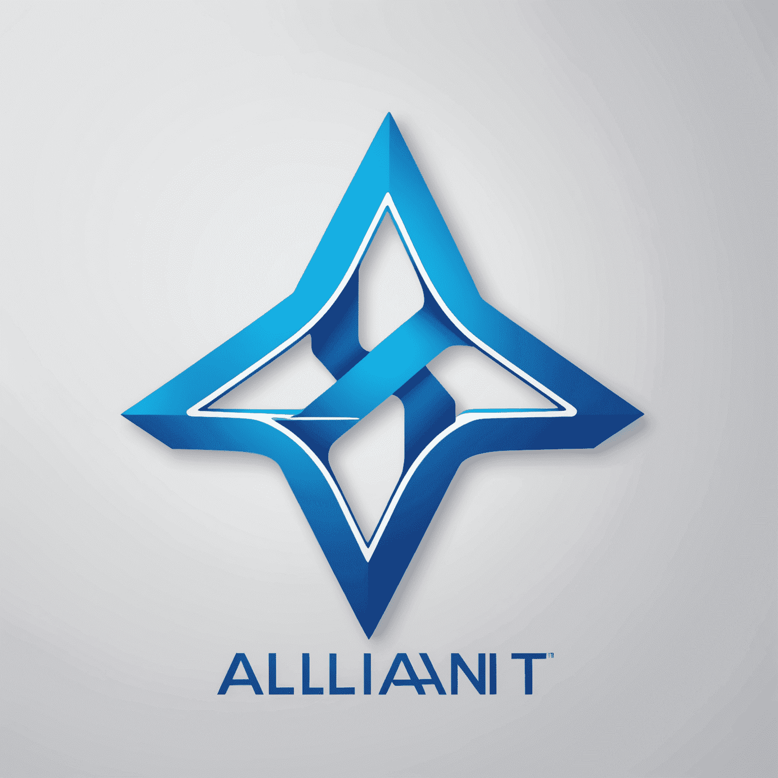 Alliant IT logo: A modern, sleek design featuring the company name in white on an electric blue background, with a stylized 'A' icon representing connectivity and digital transformation